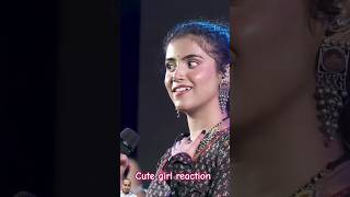 cute girl reaction #singer #song #singing #bollywood #ankitabhattacharyya #kahanisuno #trending #art