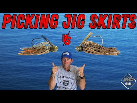 Picking the RIGHT Jig! Silicone vs. Living Rubber Skirts!