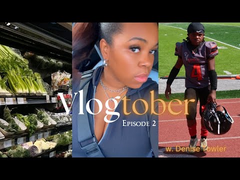 Vlogtober EP. 2 | Low Calorie Snack + Shopping + Football Mom & More