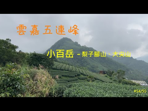 小百岳：梨子腳山、大尖山、雲嘉五連峰