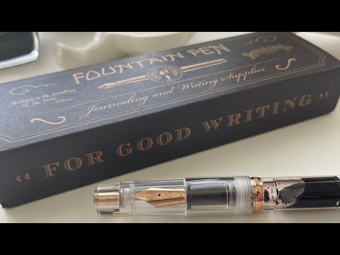 Narwahl and Galen Leather Fountain Pen Collab Review 🖋 Rose Gold Special Edition