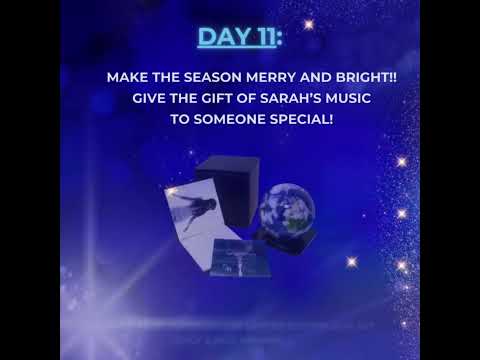 @sarahbrightman Sarah's '12 Days of Christmas' Presents Day 11