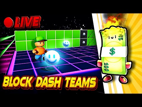 🔴 Block Dash Teams LIVE 🔥 Stumble Guys 🥊 EU Server 🌍 | #stumbleguyslive #stumbleguys #blockdash