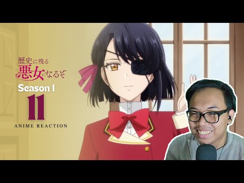 ALICIA SHORT HAIR - Rekishi ni Nokoru Akujo ni Naru zo EPISODE 11 REACTION INDONESIA