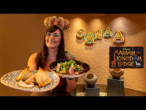 Sanaa MENU UPDATE 🦒 Disney World Animal Kingdom Lodge food review