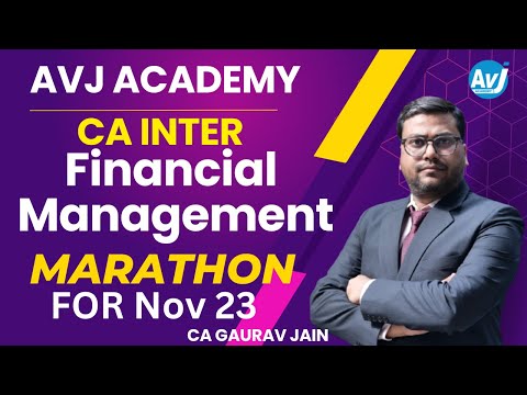 FM One Day Marathon | Nov 23 | CA Inter | CA Gaurav Jain