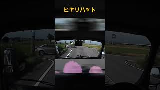 WOW！出てきますか？ドラレコ映像【ヒヤリハット】#Shorts