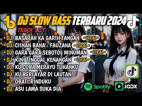 DJ SLOW BASS TERBARU 2024🎵DJ BASARAH KA GARIH TANGAN🎵DJ CIINAN BANA 🎵 FULL ALBUM