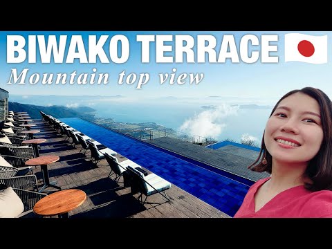 SHIGA🇯🇵 40min from Kyoto🚃  Biwako Valley⭐️ Terrace on top of the mountain⭐️ Japan travel vlog