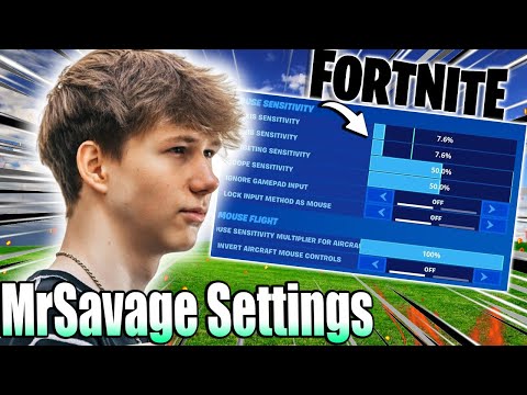 MrSavage Fortnite Settings And DPI | MrSavage Sensitivity 2024