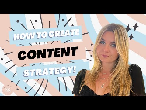 How to Create a Social Media Marketing Content Strategy! Step by Step Tutorial with worksheet