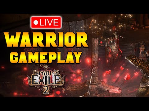 MORE WARRIOR GAMEPLAY + GIVE AWAY | Live | Path of Exile 2