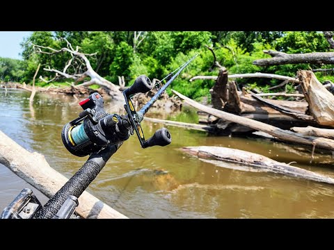 OVERNIGHT Kayak Fishing on a SMALL RIVER!! (Weird Events)