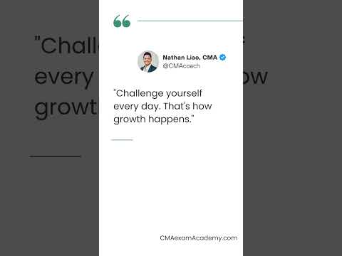 Challenge yourself every day. That's how growth happens.