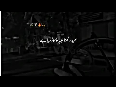 Sad Urdu Poetry Status👌||sad Urdu🥀 Shayari Status😔||deep two lines whatsapp Status💔||Status Poetry🥀