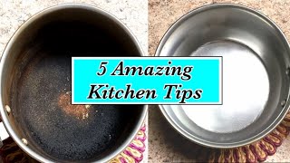 5 Amazing Kitchen Tips and Tricks | 5 Top Kitchen Tips | Cooking and Cleaning Hacks