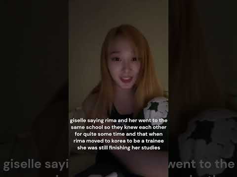 aespa giselle talked about niziu rima -talking in 3 languages and predebut school life