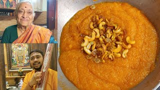 RAVA KESARI | Kesari Bath | Indian Sweets | Thoomani Maadathu Margazhi Thiruppavai | ft.R.P. Shravan