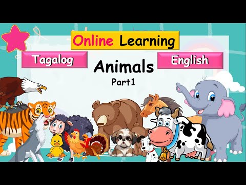 Ibat'-Ibang Uri ng HAYOP at ang HUNI o TUNOG ng mga ito ll ENGLISH/TAGALOG ll Online Learning