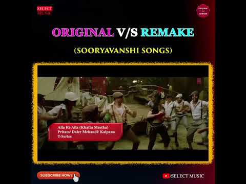 Original v/s Remake | Sooryavanshi Songs | Tip Tip/ najaa | Akshay Kumar | Katrina Kaif | #shorts