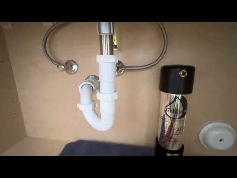 How to install an under counter water filter