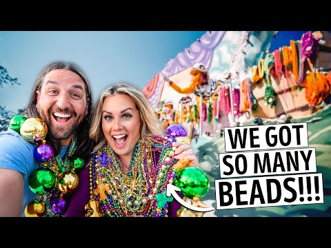 MARDI GRAS (New Orleans) First Impressions | Mardi Gras World, King Cake, Bourbon Street, & MORE!