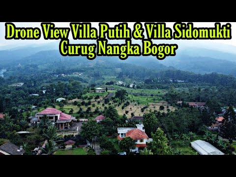 Drone View Villa Putih & Villa Sido Mukti Curug Nangka Bogor | Special Pertemuan Santai GOPAY 2022