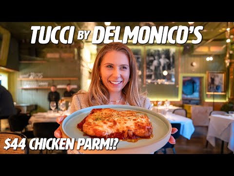 TUCCI Delmonico's New Sister Restaurant Opening Day! Best Italian Food in NYC?