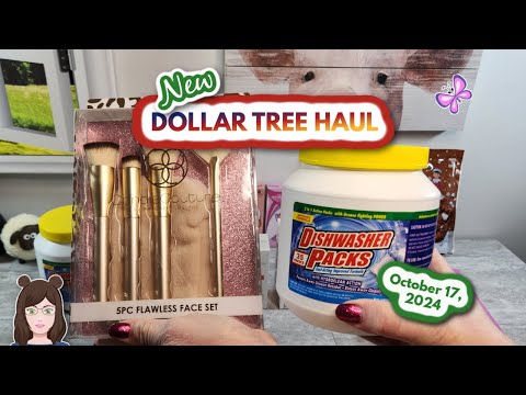 DOLLAR TREE HAUL!  Amazing NEW Finds!!  October 17, 2024