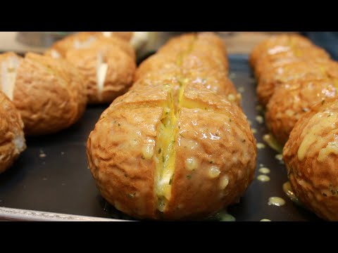 마약빵, 옥수수빵, 소세지빵, 호두빵, 대왕 카스테라 빵만 빵빵하게 나오는 영상 :: A video full of bread