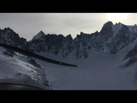 Flying the Jodel around Mont Blanc