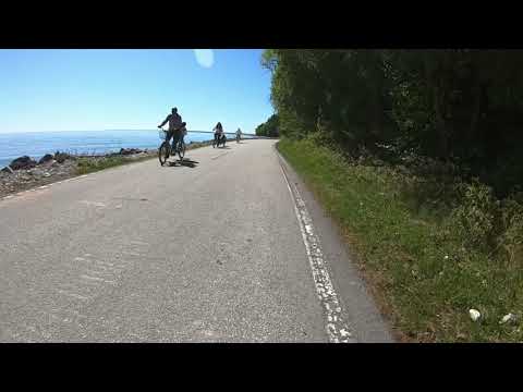 Riding my bike around Mackinac Island with Time warp video 2021