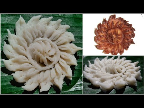 How to Make Nokshi Pitha | নকশী পিঠা / ফুল পিঠা / হাতে কাটা পিঠা তৈরির নিয়ম | Nokshi Pitha Design 03