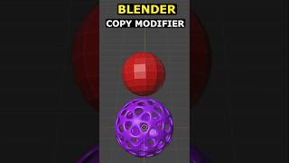 Copy Modifiers FAST in Blender #3d #blender #3dmodeling