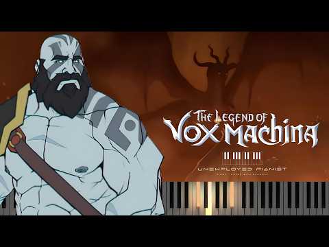 The Legend of Vox Machina - Opening Theme (Piano tutorial)