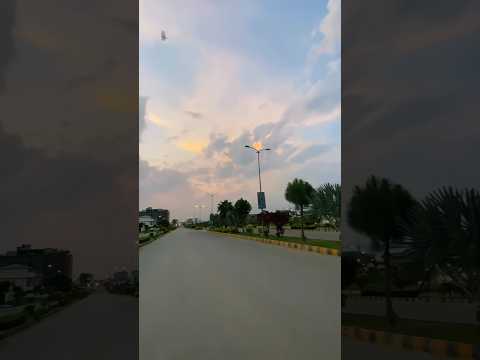 Faisal Town Islamabad Beautiful Evening Time View #faisaltown #faisaltownislamabad #islamabad