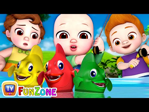 Baby Goes Fishing Song - ChuChu TV Funzone Nursery Rhymes & Toddler Videos