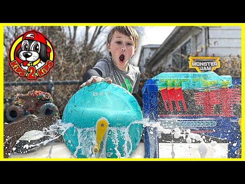 Monster Truck MESSY OBSTACLE COURSE Freestyle Challenge (2024 Detroit Monster Jam Highlights)