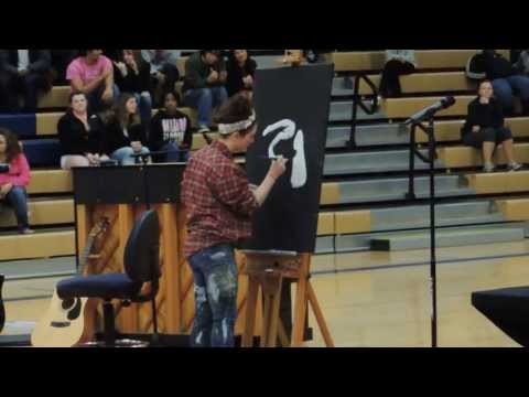 Speed Painting - Oswego High School Talent Show Winner