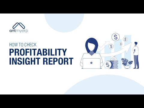 Check Profitability insight report | Finance Management- English