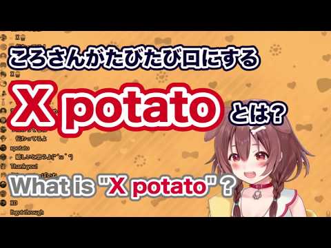 戌神ころねが良く口にする"Xpotato"とは？(What is "Xpotato"?)