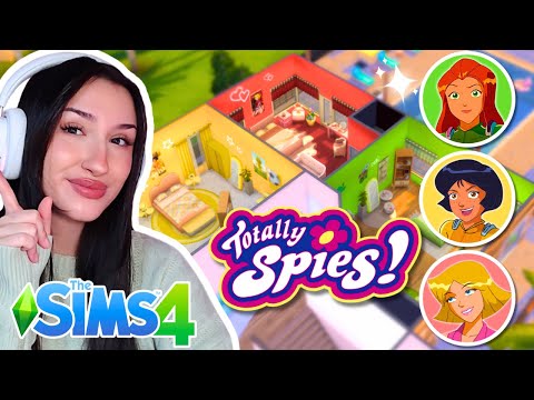 Every Rooms a Different TOTALLY SPIES Character in The Sims 4