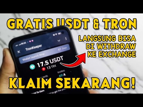 Cara Mendapatkan USDT dan TRON Gratis di TronKeeper | BKD tutorial Airdrop withdrawal