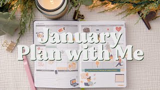 Passion Planner | January Plan with Me | Day 12🎄12 Days of Planning + GIVEAWAY