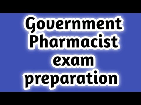 government pharmacist exam preparation