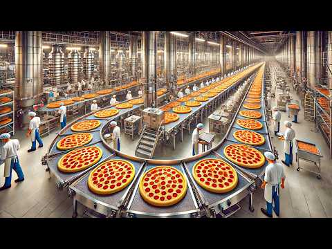 How Pizza Is Made In Factory | Pizza Factory Process