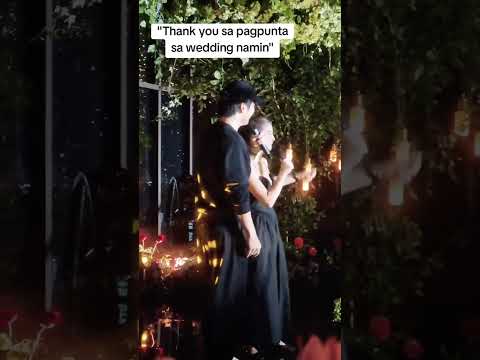 Joshua Garcia at Anne Curtis Nagpasalamat sa Wedding nila