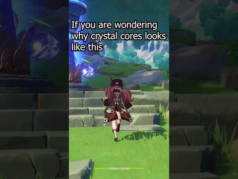 Why Crystal Cores Looks like this #genshinimpact #genshinimpactguide #genshinshorts