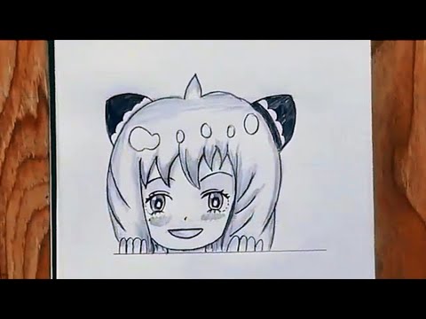 How to draw Anya forger -(spy x family)|Anime drawing tutorial | Anye forger drawing step by step