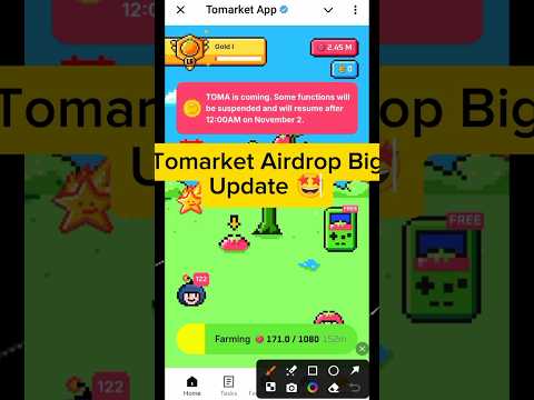 Tomarket airdrop mining end || tomarket listing update || tomarket airdrop